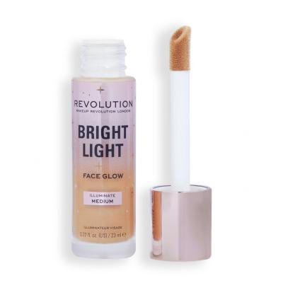 Makeup Revolution London Bright Light Face Glow Make up για γυναίκες 23 ml Απόχρωση Illuminate Medium