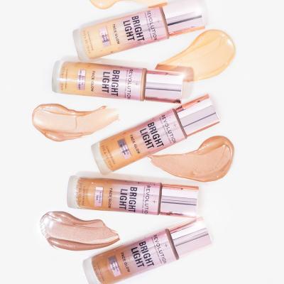 Makeup Revolution London Bright Light Face Glow Make up για γυναίκες 23 ml Απόχρωση Gleam Light