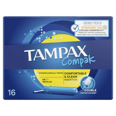 Tampax Compak Regular Ταμπόν για γυναίκες Σετ