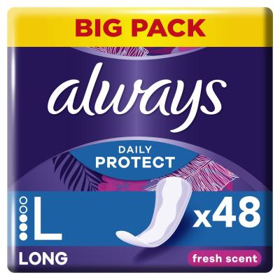 Always Daily Protect Long Fresh Scent Καθημερινή σερβιέτα για γυναίκες Σετ