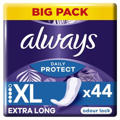 Always Daily Protect Extra Long Odour Lock Καθημερινή σερβιέτα για γυναίκες Σετ