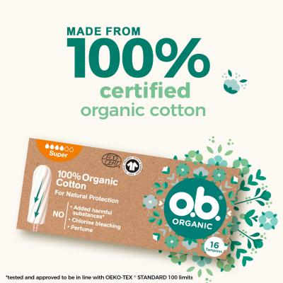 o.b. Organic Super Ταμπόν για γυναίκες Σετ