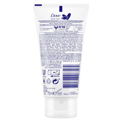 Dove Body Love Essential Care Hand Cream Κρέμα για τα χέρια για γυναίκες 75 ml