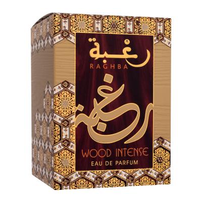 Lattafa Raghba Wood Intense Eau de Parfum για άνδρες 100 ml ελλατωματική συσκευασία