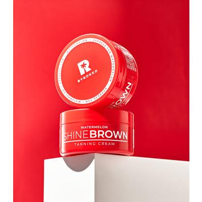 Byrokko Shine Brown Watermelon Tanning Cream Αντιηλιακό προϊόν για το σώμα για γυναίκες 200 ml