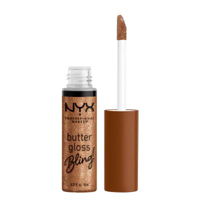 NYX Professional Makeup Butter Gloss Bling Lip Gloss για γυναίκες 8 ml Απόχρωση 04 Pay Me In Gold