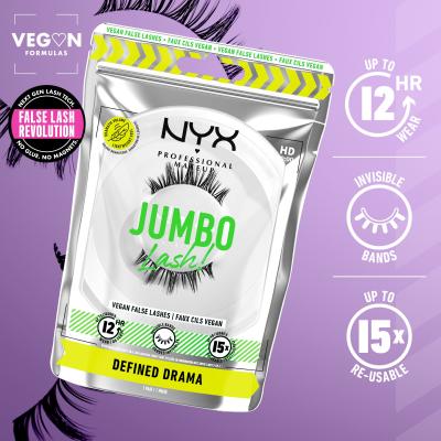 NYX Professional Makeup Jumbo Lash! Defined Drama Ψεύτικες βλεφαρίδες για γυναίκες 1 τεμ