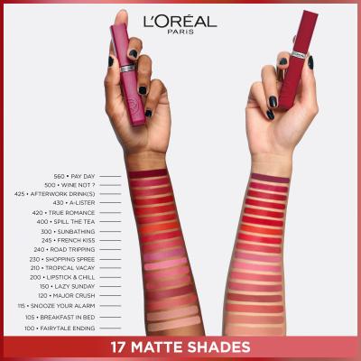 L&#039;Oréal Paris Infaillible Matte Resistance Lipstick Κραγιόν για γυναίκες 5 ml Απόχρωση 601 Worth It