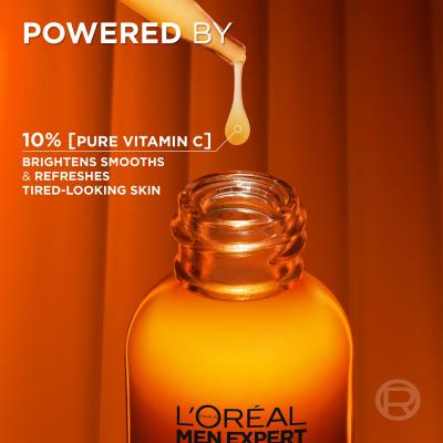 L&#039;Oréal Paris Men Expert Hydra Energetic Vitamin C Shot Serum Ορός προσώπου για άνδρες 30 ml