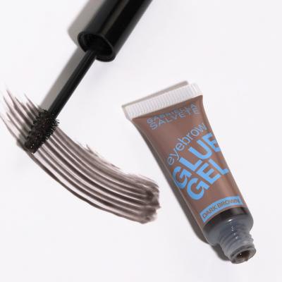 Gabriella Salvete Denim Story Brow Style Eyebrow Glue Gel Μάσκαρα φρυδιών για γυναίκες 6 ml Απόχρωση Dark Brown