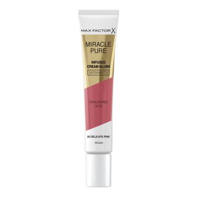 Max Factor Miracle Pure Infused Cream Blush Ρουζ για γυναίκες 15 ml Απόχρωση 05 Delicate Pink