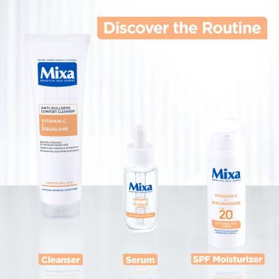 Mixa Vitamin C+ Squalane Anti-Dullness Comfort Cleanser Καθαριστικό τζελ 150 ml