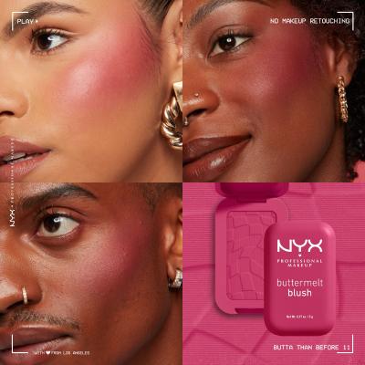 NYX Professional Makeup Buttermelt Blush Ρουζ για γυναίκες 5 gr Απόχρωση 11 Butta Than Before