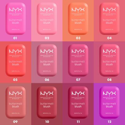 NYX Professional Makeup Buttermelt Blush Ρουζ για γυναίκες 5 gr Απόχρωση 10 Back And Butta