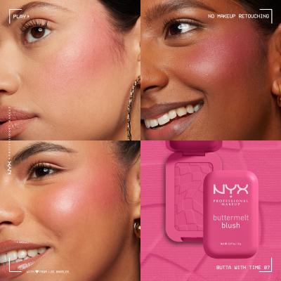 NYX Professional Makeup Buttermelt Blush Ρουζ για γυναίκες 5 gr Απόχρωση 07 Butta With Time