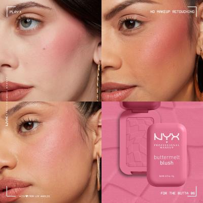 NYX Professional Makeup Buttermelt Blush Ρουζ για γυναίκες 5 gr Απόχρωση 06 For The Butta