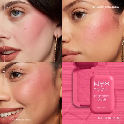 NYX Professional Makeup Buttermelt Blush Ρουζ για γυναίκες 5 gr Απόχρωση 08 Getting Butta