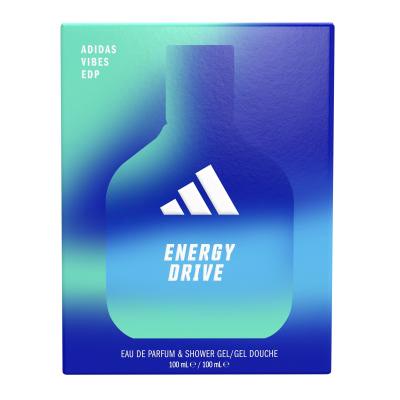 Adidas Vibes Energy Drive Σετ δώρου EDP 100 ml + αφρόλουτρο 100 ml