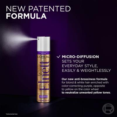 L&#039;Oréal Paris Elnett Micro-Diffusion Hairspray Anti-Brassiness Λακ μαλλιών για γυναίκες 300 ml