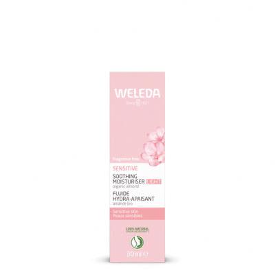 Weleda Sensitive Soothing Moisturiser Light Κρέμα προσώπου ημέρας για γυναίκες 30 ml