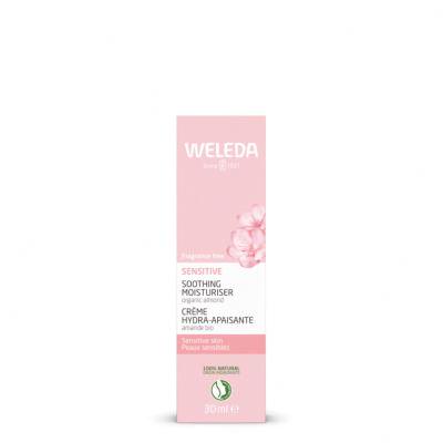 Weleda Sensitive Soothing Moisturiser Κρέμα προσώπου ημέρας για γυναίκες 30 ml