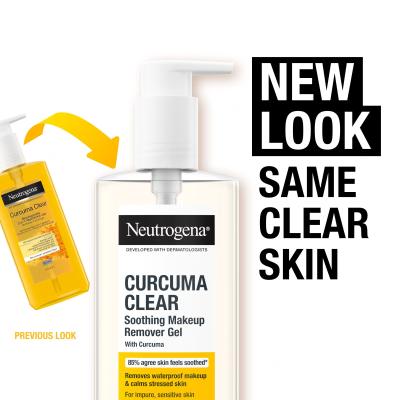 Neutrogena Curcuma Clear Soothing Makeup Remover Gel Αφαίρεση μακιγιάζ 200 ml