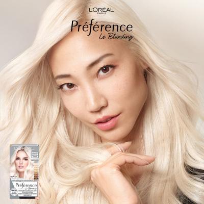 L&#039;Oréal Paris Préférence Le Blonding Βαφή μαλλιών για γυναίκες 60 ml Απόχρωση Ultra Platinum