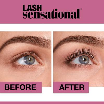 Maybelline Lash Sensational Μάσκαρα για γυναίκες 9,5 ml Απόχρωση Very Black