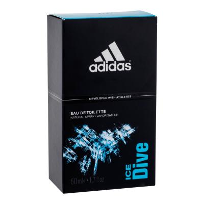 Adidas Ice Dive Eau de Toilette για άνδρες 50 ml ελλατωματική συσκευασία