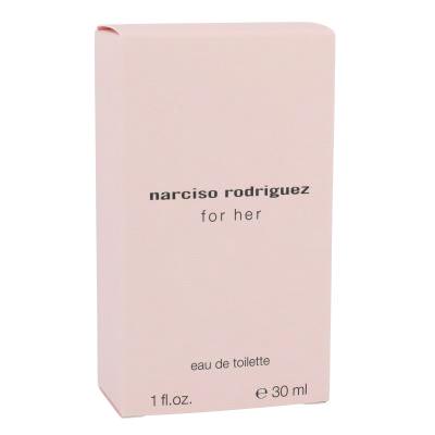 Narciso Rodriguez For Her Eau de Toilette για γυναίκες 30 ml ελλατωματική συσκευασία