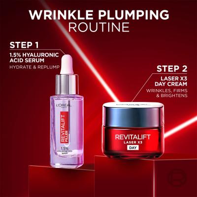 L&#039;Oréal Paris Revitalift Laser X3 Day Cream Κρέμα προσώπου ημέρας για γυναίκες 50 ml