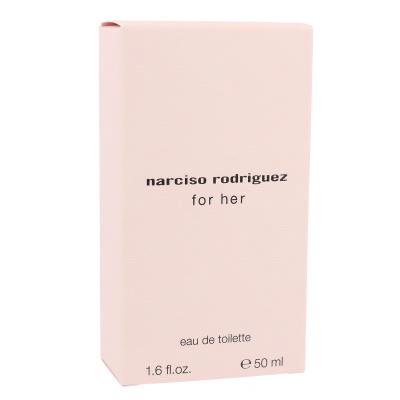 Narciso Rodriguez For Her Eau de Toilette για γυναίκες 50 ml ελλατωματική συσκευασία