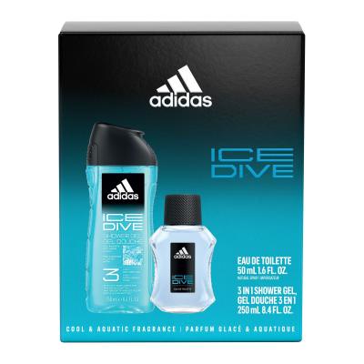 Adidas Ice Dive Σετ δώρου EDT 50 ml +αφρόλουτρο 250 ml