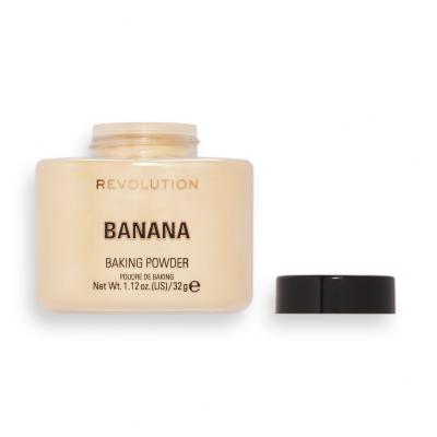 Makeup Revolution London Baking Powder Πούδρα για γυναίκες 32 gr Απόχρωση Banana