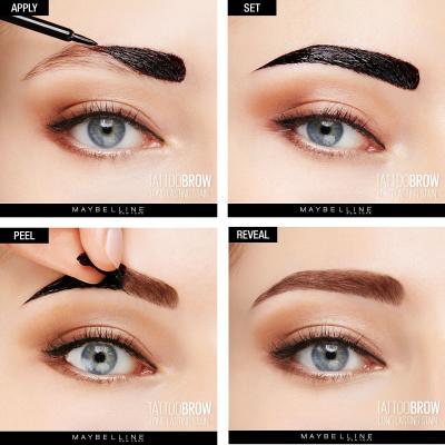 Maybelline Tattoo Brow Βαφή φρυδιών για γυναίκες 4,6 gr Απόχρωση Medium Brown