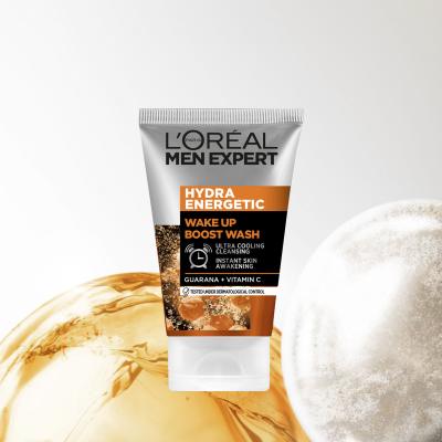 L&#039;Oréal Paris Men Expert Hydra Energetic Wake-Up Effect Καθαριστικό τζελ για άνδρες 100 ml