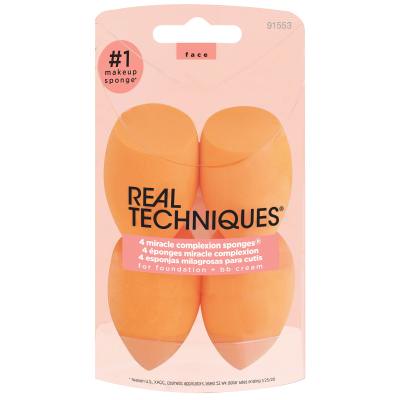 Real Techniques Miracle Complexion Sponge Σφουγγαράκι για make up για γυναίκες 4 τεμ