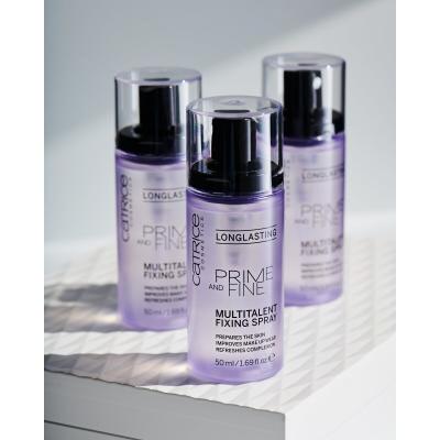 Catrice Prime And Fine Multitalent Fixing Spray Σπρέι σταθεροποίησης μαγικιάζ για γυναίκες 50 ml