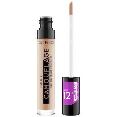 Catrice Camouflage Liquid High Coverage 12h Concealer για γυναίκες 5 ml Απόχρωση 010 Porcellain