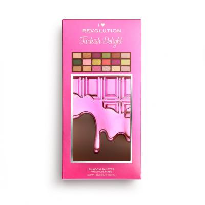 I Heart Revolution Chocolate Eyeshadow Palette Σκιές ματιών για γυναίκες 18 gr Απόχρωση Turkish Delight