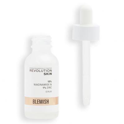 Revolution Skincare Blemish 10% Niacinamide + 1% Zinc Ορός προσώπου για γυναίκες 30 ml