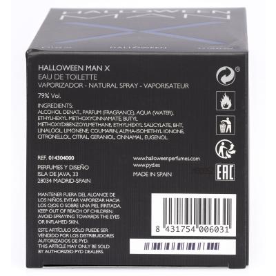 Halloween Man X Eau de Toilette για άνδρες 125 ml