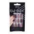 Ardell Nail Addict Premium Τεχνητά νύχια για γυναίκες Απόχρωση Red Cateye Σετ