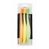 Promis Toothbrush Soft Οδοντόβουρτσα 3 τεμ Απόχρωση Orange, Yellow, Green