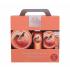 The Body Shop Vineyard Peach Σετ δώρου λάδι σώματος Vineyard Peach 200 ml + απολέπιση σώματος Vineyard Peach 200 ml + αφρόλουτρο Vineyard Peach 250 ml+ λιπ γκλος 12 ml