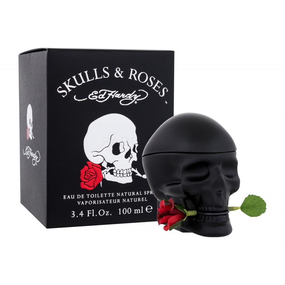 Christian Audigier Ed Hardy Skulls And Roses Eau De Toilette για άνδρες 100 Ml Parfimo Gr