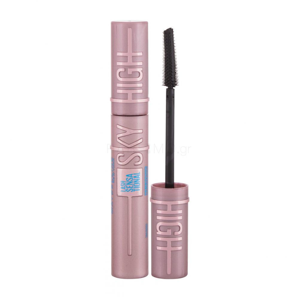 Maybelline Lash Sensational Sky High Parfimo Gr   Maybelline Lash Sensational Sky High Waterproof Maskara Gia Gynaikes 6 Ml Apochrose 01 Very Black 368907 