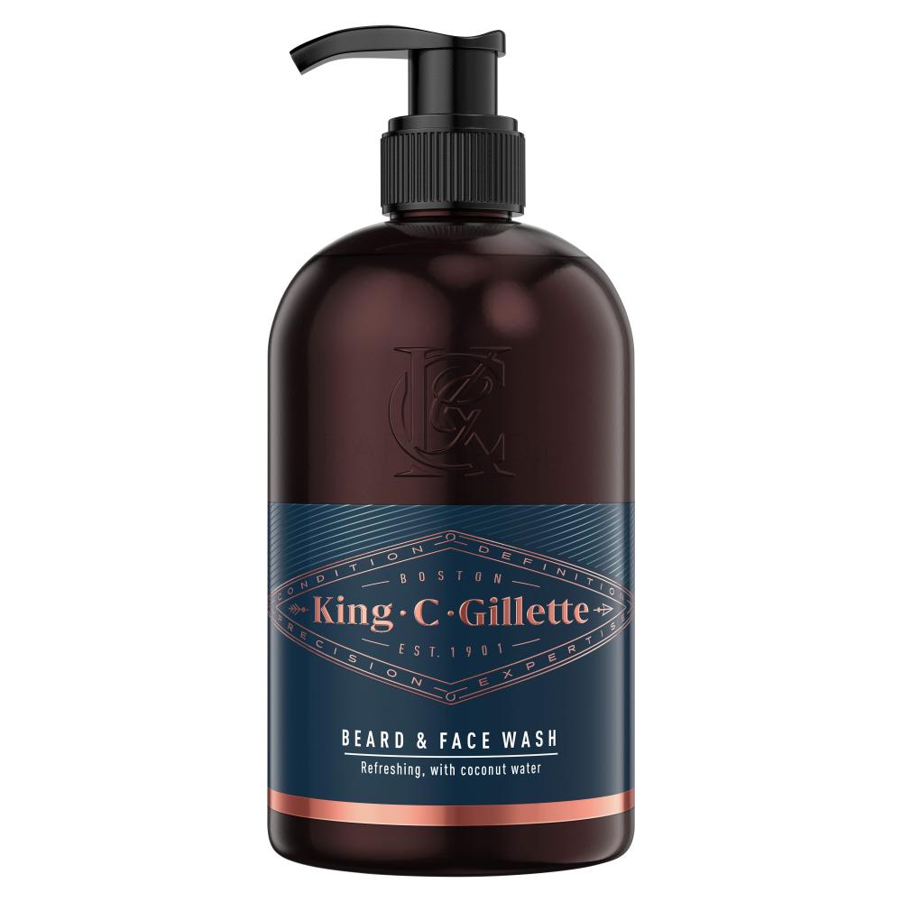 Gillette King C. Beard & Face Wash Σαμπουάν για γένια για άνδρες ...