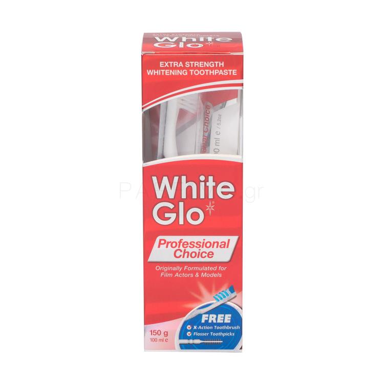 White Glo Professional Choice Οδοντόκρεμες Σετ ελλατωματική συσκευασία