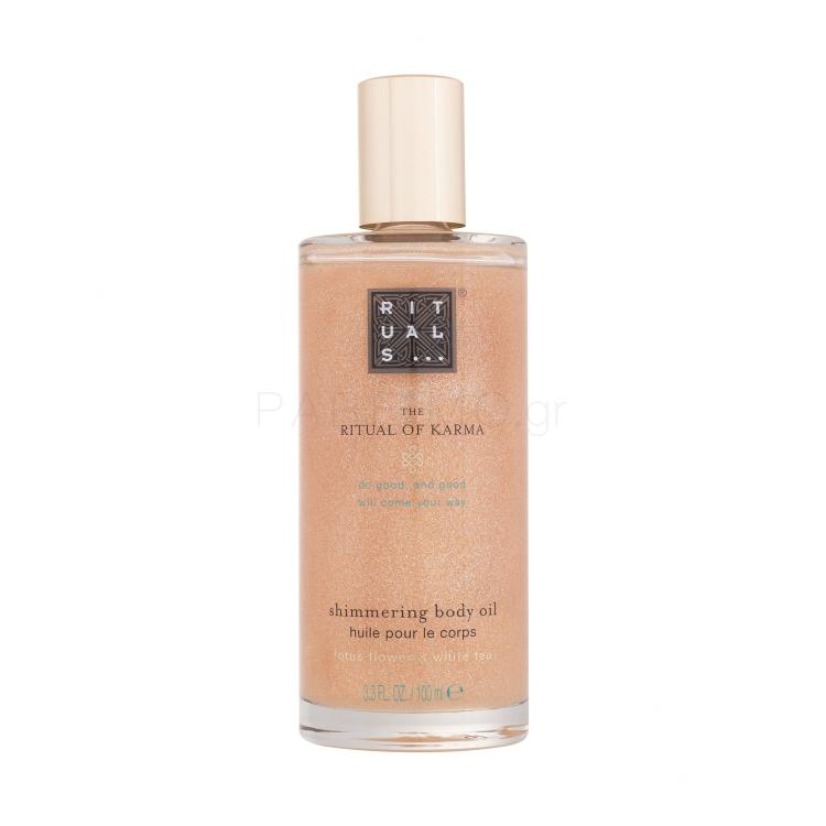 Rituals The Ritual Of Karma Shimmering Body Oil Λάδι σώματος για γυναίκες 100 ml